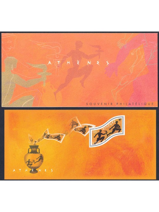 FRANCIA 2004 Olimpiadi di Atene (Souvenir Philatélique) MNH**