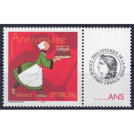 FRANCIA 2005 Francobollo per saluti (con appendice) MNH**