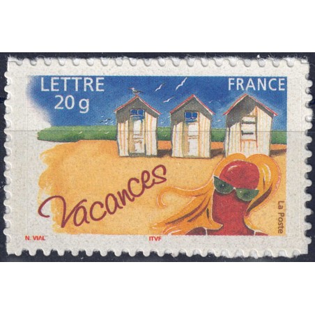 FRANCIA 2005 Francobollo augurale (Vacanze) MNH**