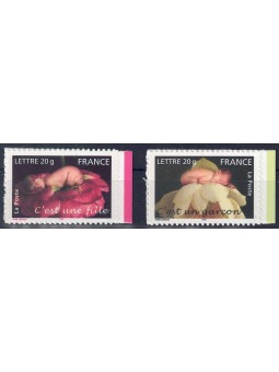FRANCIA 2005 Francobolli augurali (maschio e femmina) da LB 2v MNH**