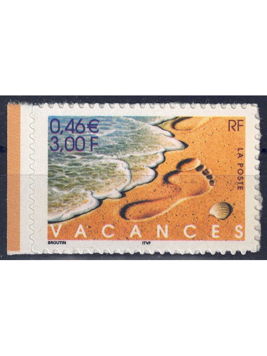 FRANCIA 2001 Buone vacanze (adesivo) MNH**