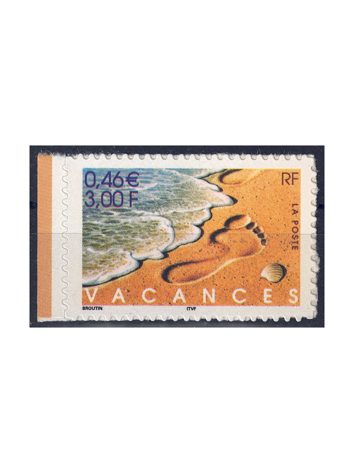 FRANCE 2001 Happy Holidays (s-a) MNH**