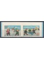FRANCE 2001 New Year's Greetings (from booklet) 2v MNH**