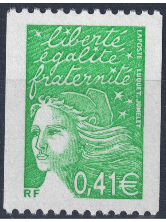 FRANCE 2002 Marianne of 14 July (41c coil) MNH**