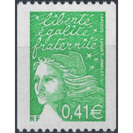 FRANCE 2002 Marianne of 14 July (black number on the back) MNH**