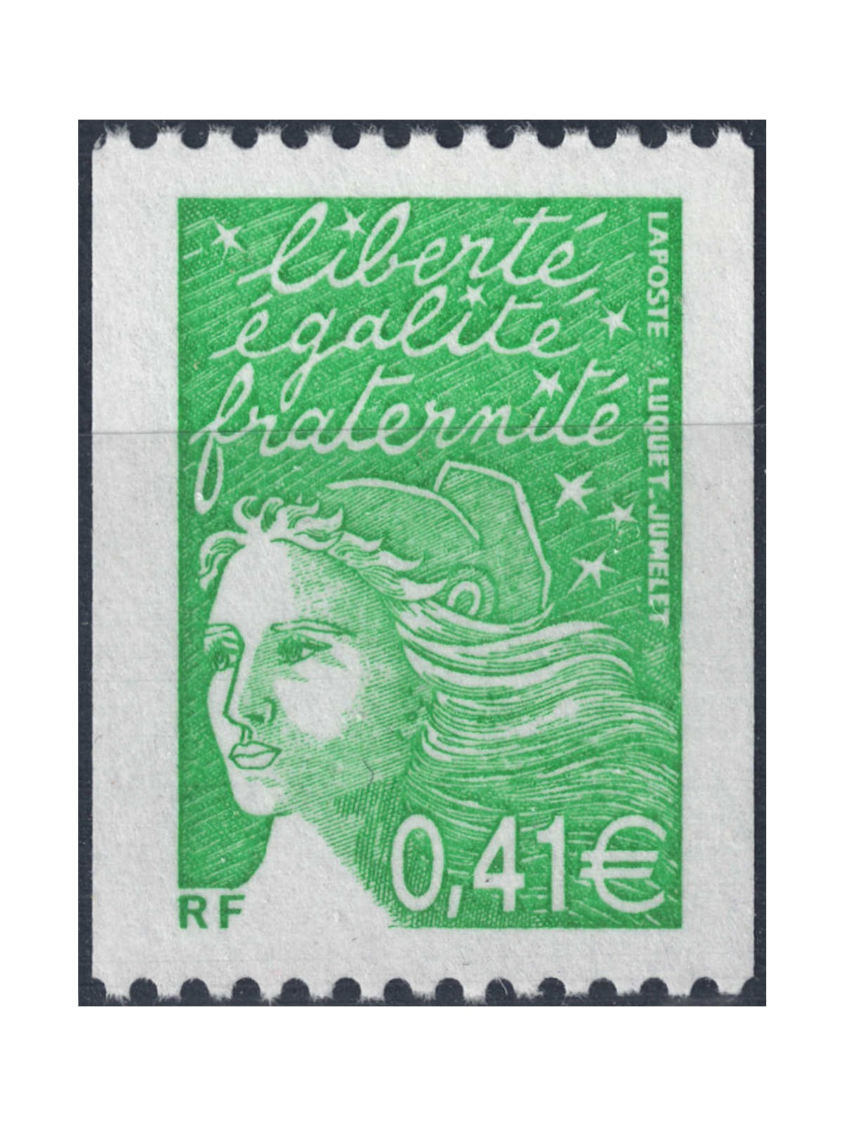 FRANCIA 2002 Marianna del 14 luglio (numero nero al verso) MNH**