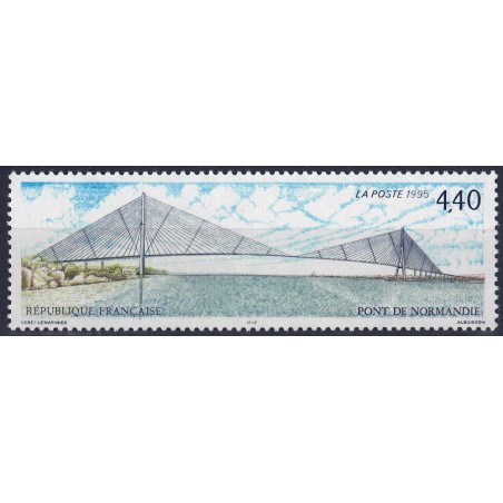 FRANCIA 1995 Ponte di Normandia MNH**