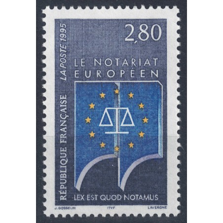 FRANCE 1995 European Notary MNH**