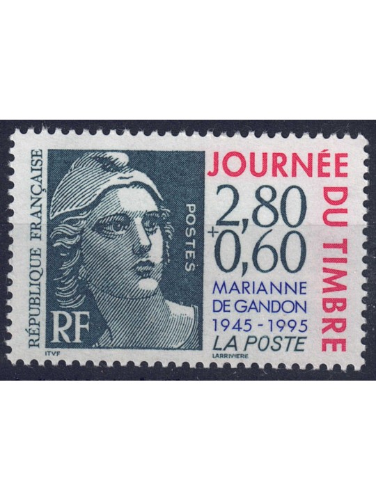 FRANCIA 1995 Giornata del francobollo MNH**