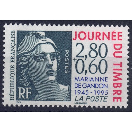 FRANCE 1995 Stamp Day MNH**