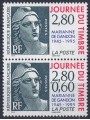 FRANCIA 1995 Giornata del francobollo 2v MNH**