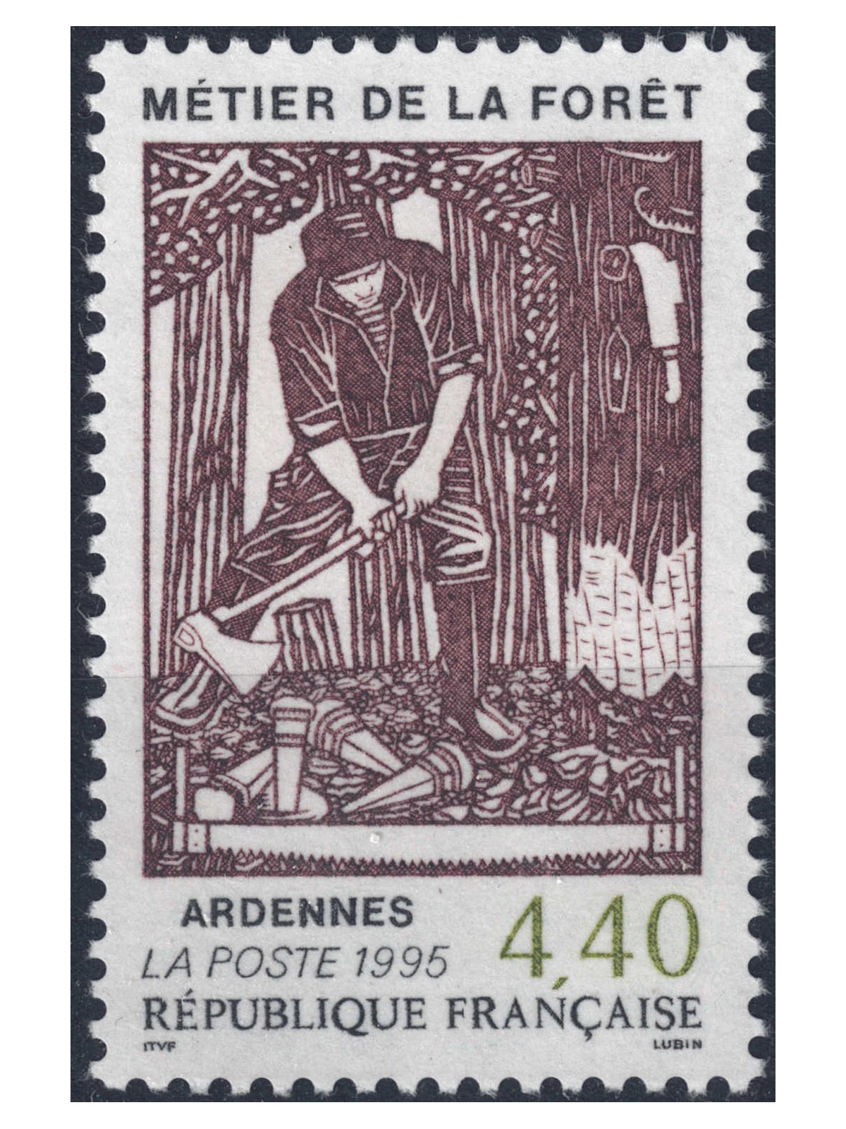 FRANCIA 1995 Attività forestali MNH**