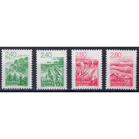 FRANCE 1995 The French regions 4v MNH**