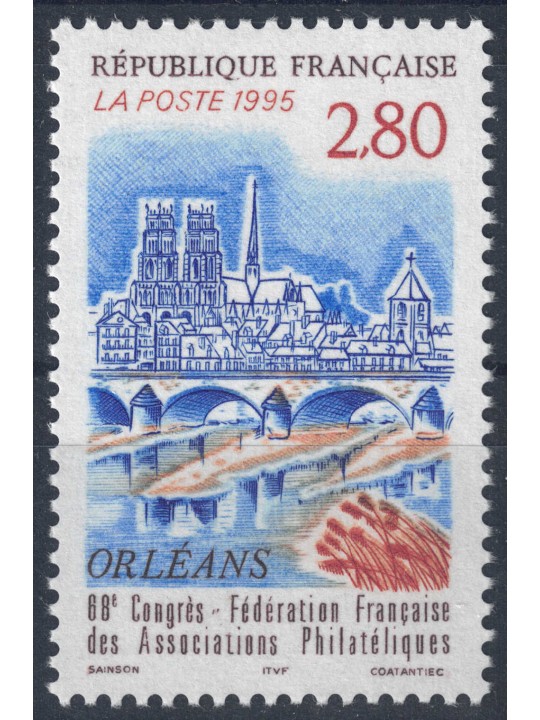 FRANCIA 1995 Società Filateliche Francesi MNH**