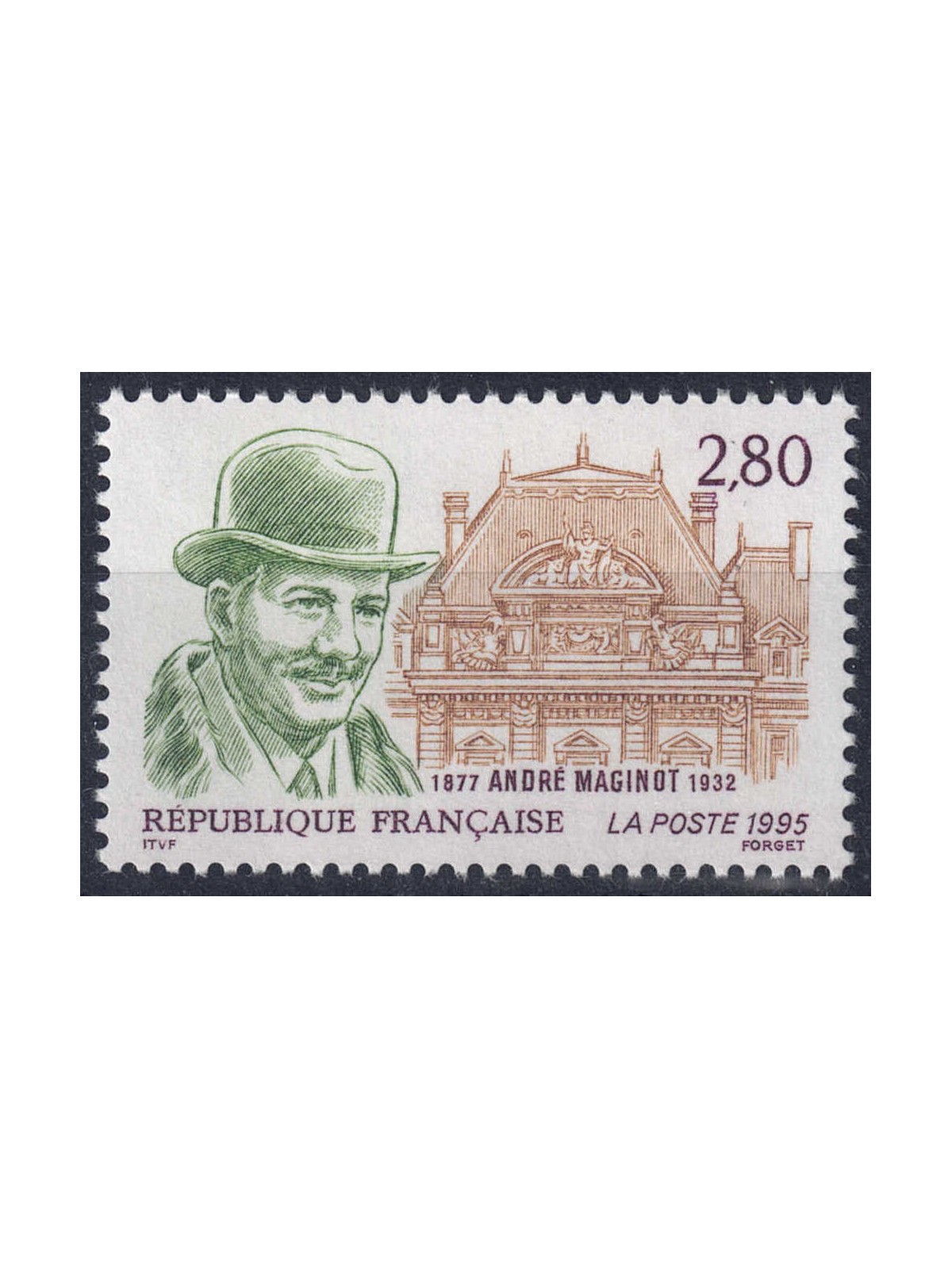 FRANCE 1995 André Maginot MNH**