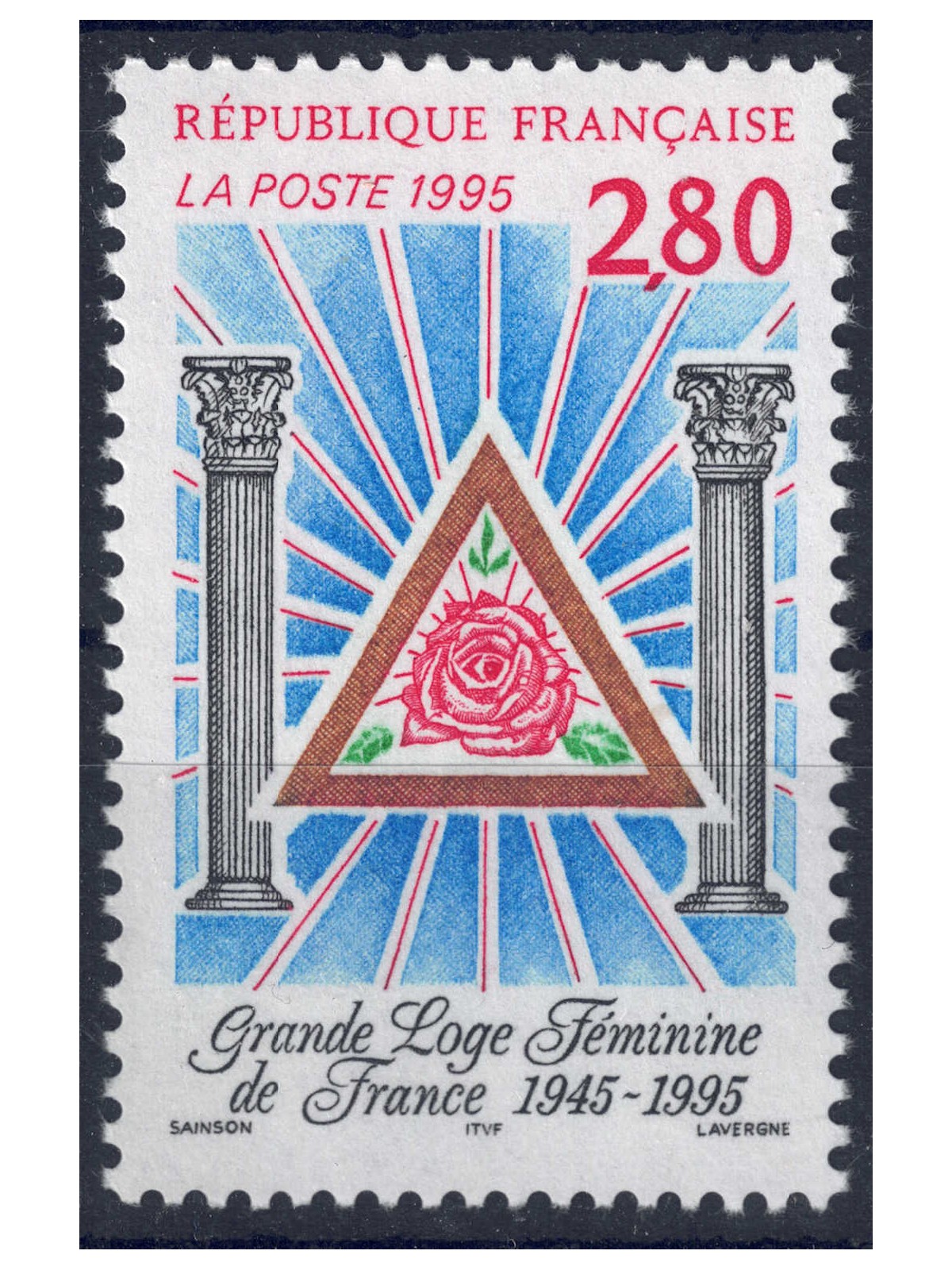 FRANCE 1995 Grand Lodge of Women MNH**