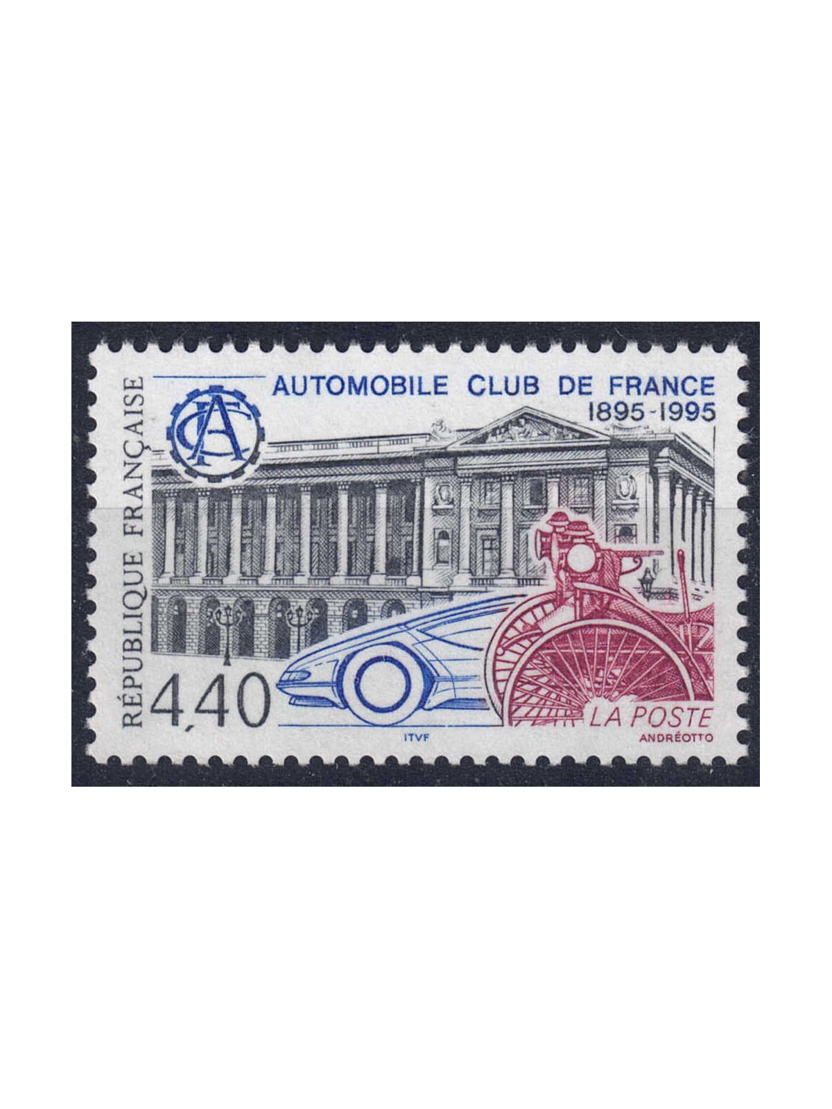 FRANCE 1995 French Automobile Club MNH**