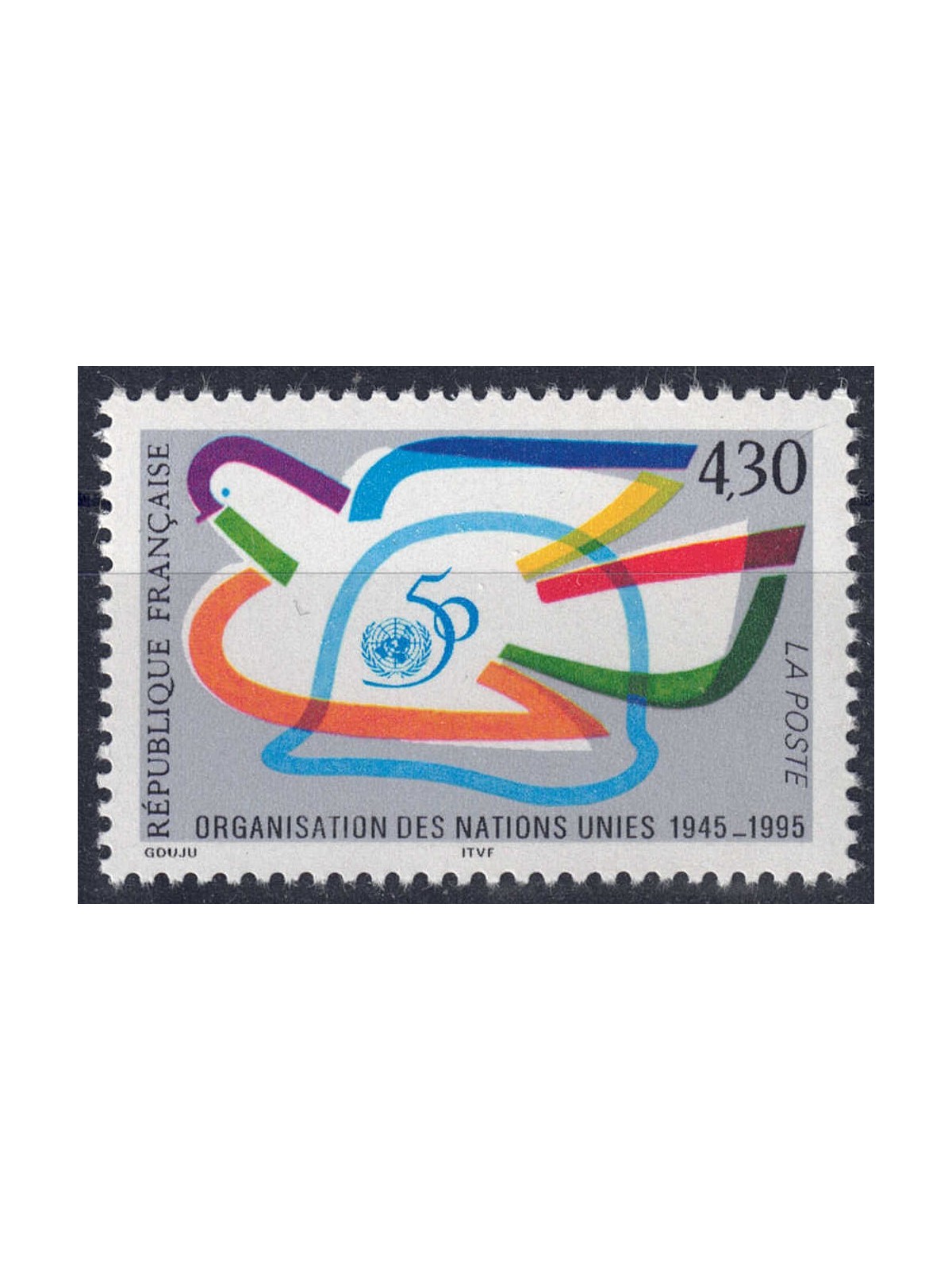 FRANCIA 1995 Nazioni Unite MNH**