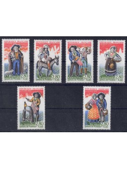 FRANCE 1995 Provençal Statuettes 6v MNH**