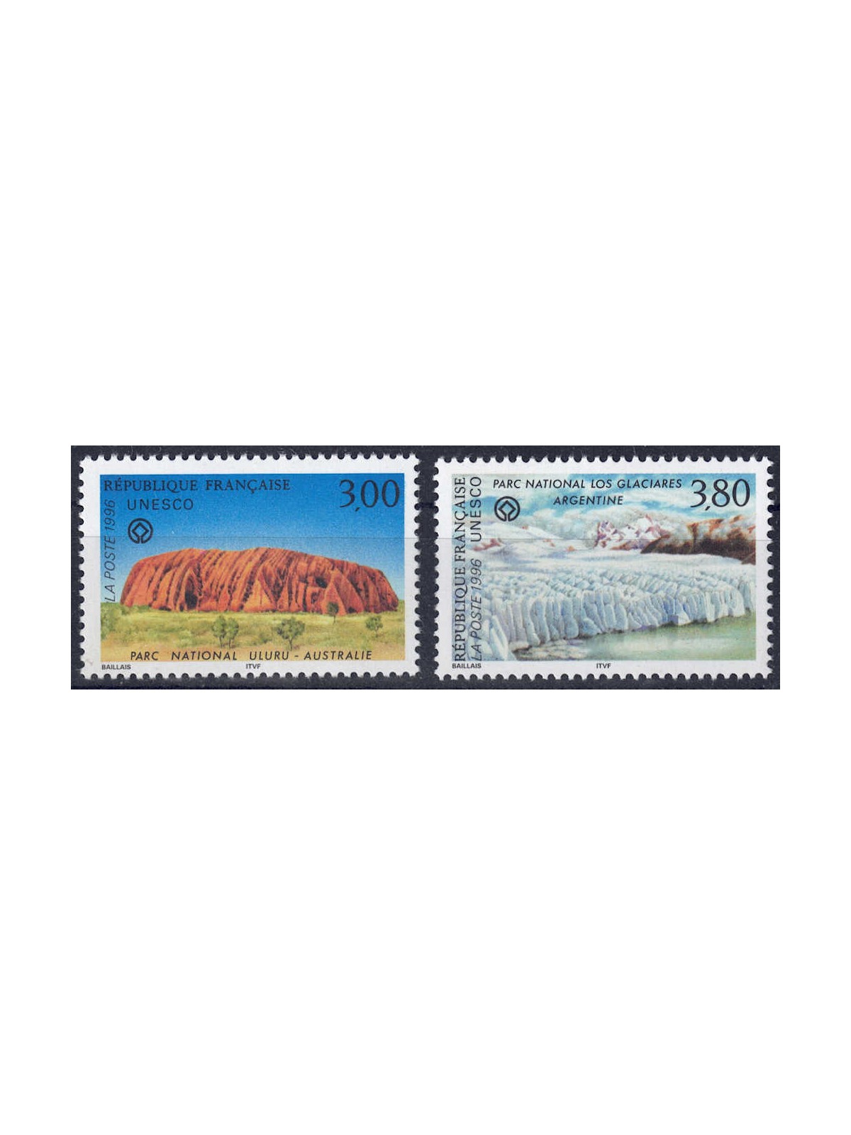 FRANCIA 1996 Francobolli di Servizio (UNESCO) 2v MNH**