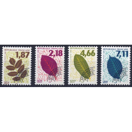 FRANCIA 1996 Preannullati (Foglie di alberi) 4v MNH**