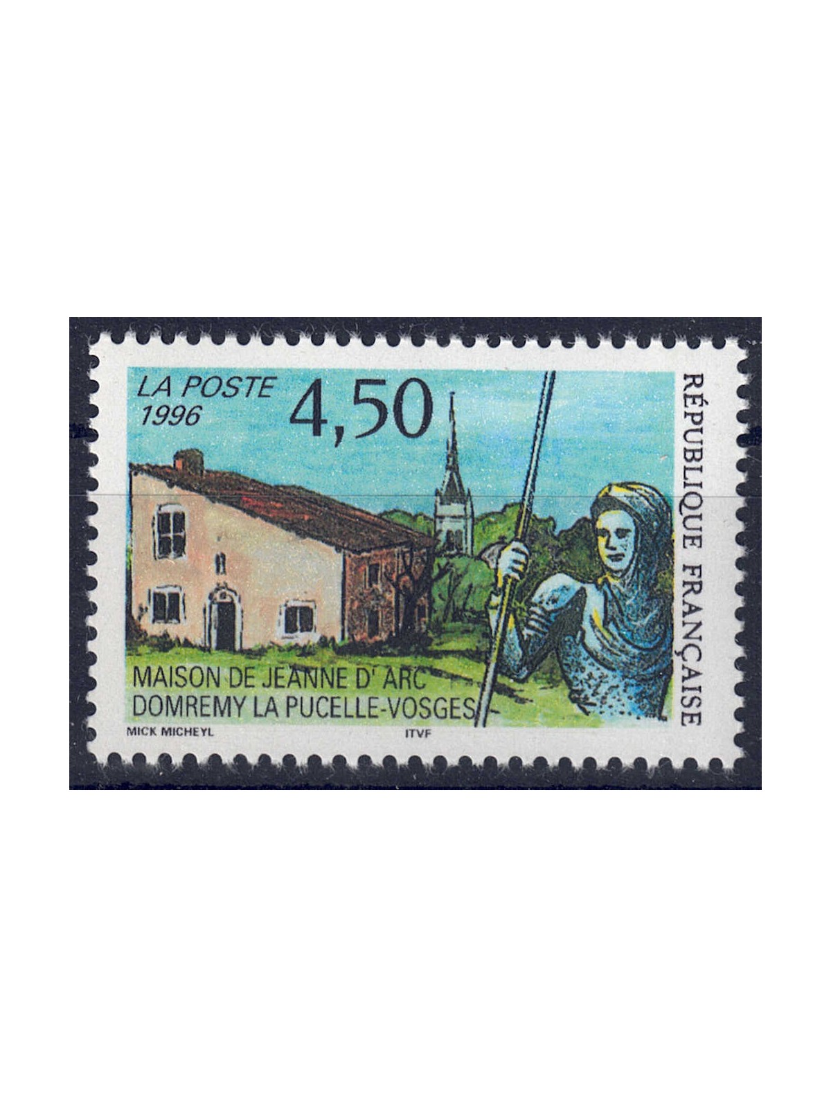 FRANCE 1996 The house of Joan of Arc MNH**