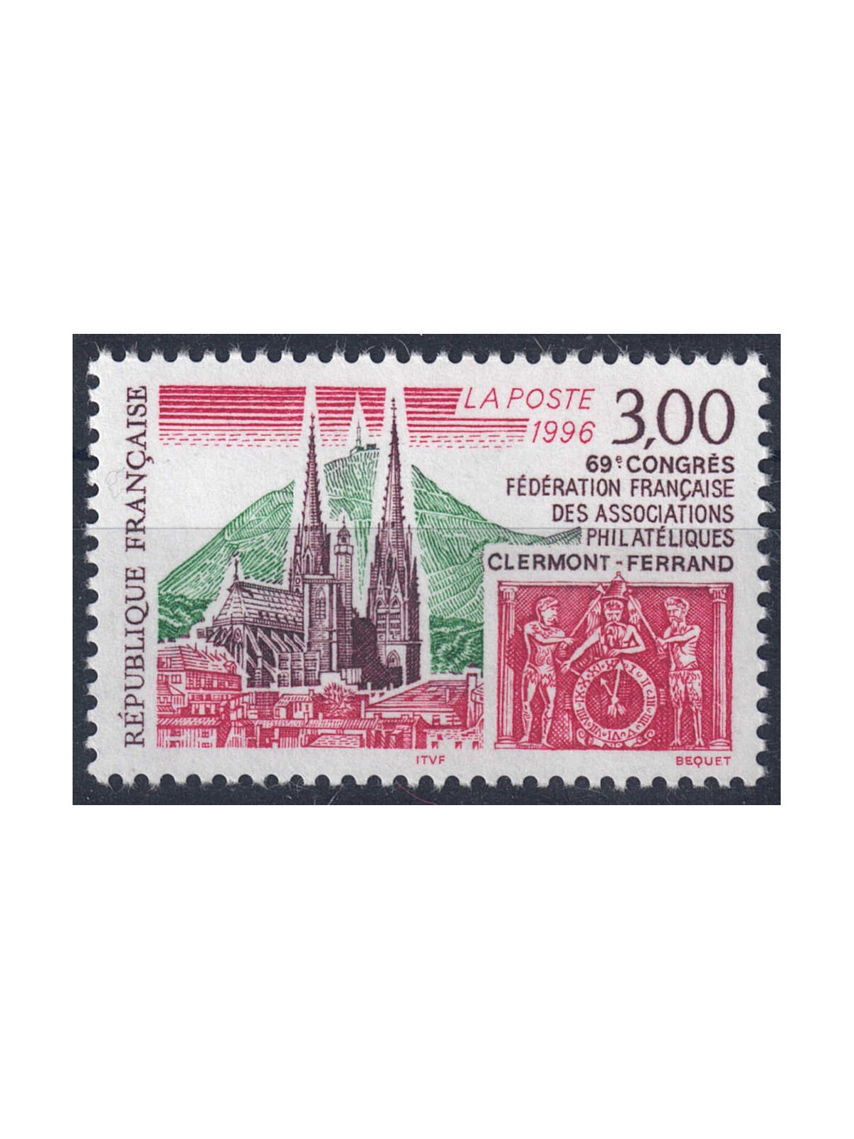FRANCIA 1996 Società Filateliche Francesi MNH**