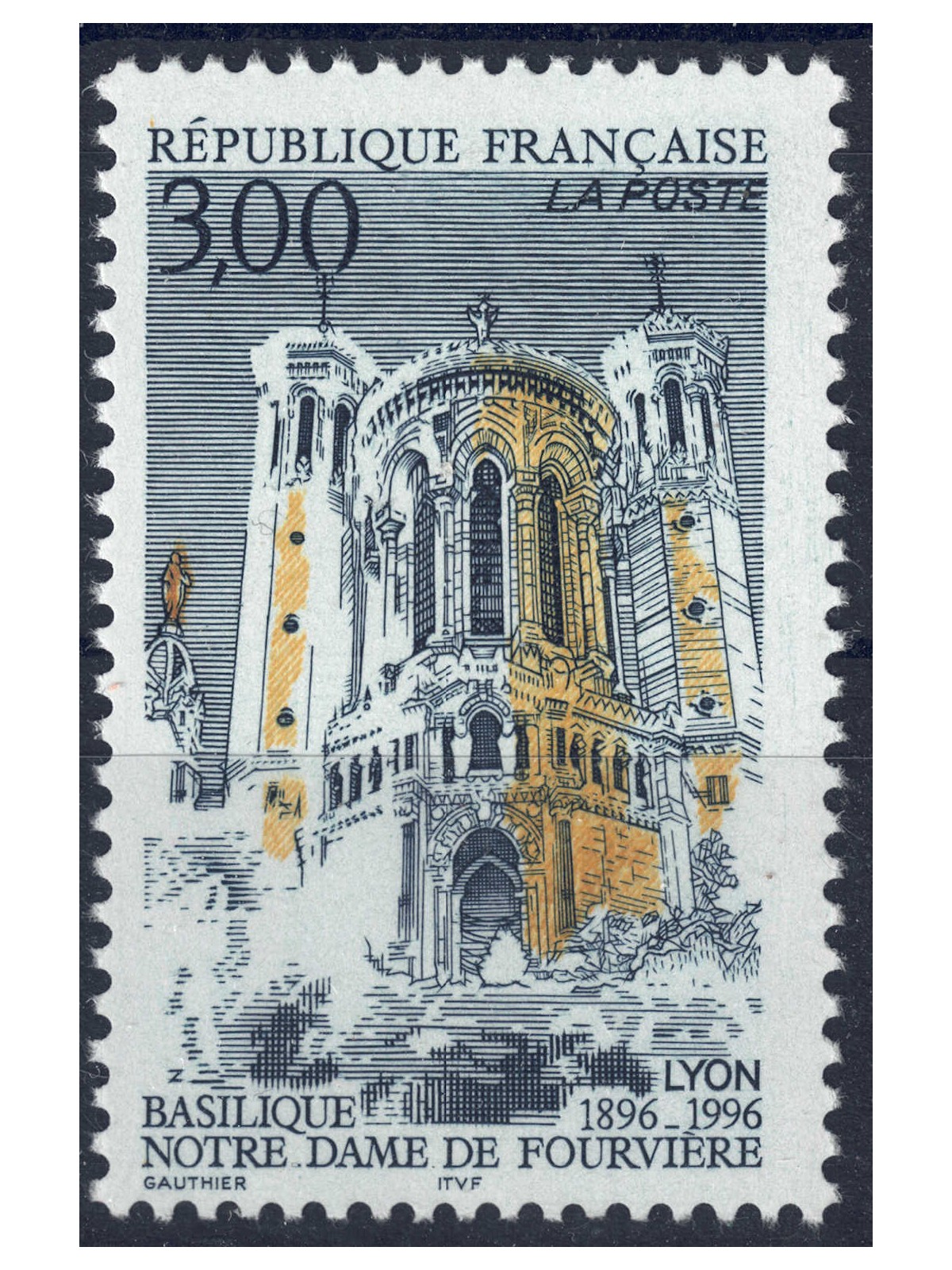 FRANCIA 1996 Notre-Dame de Fourvière MNH**