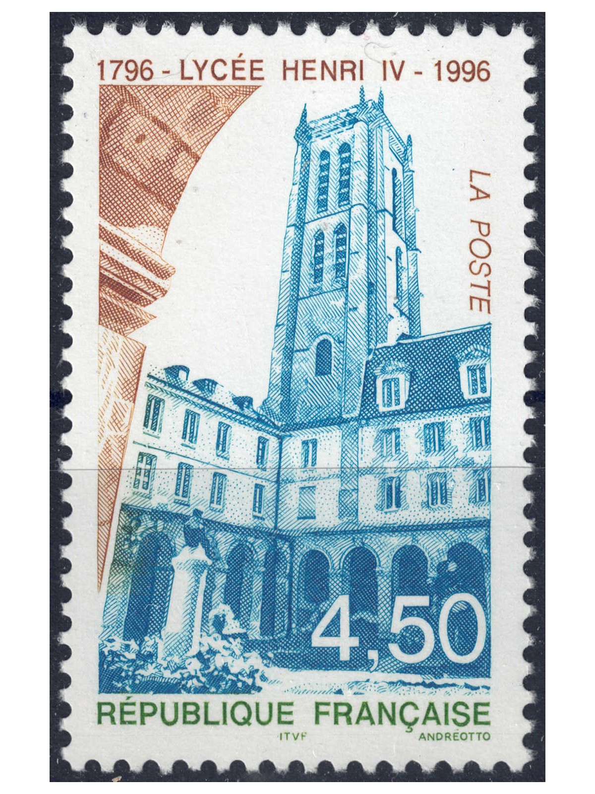 FRANCIA 1996 Liceo Enrico IV MNH**