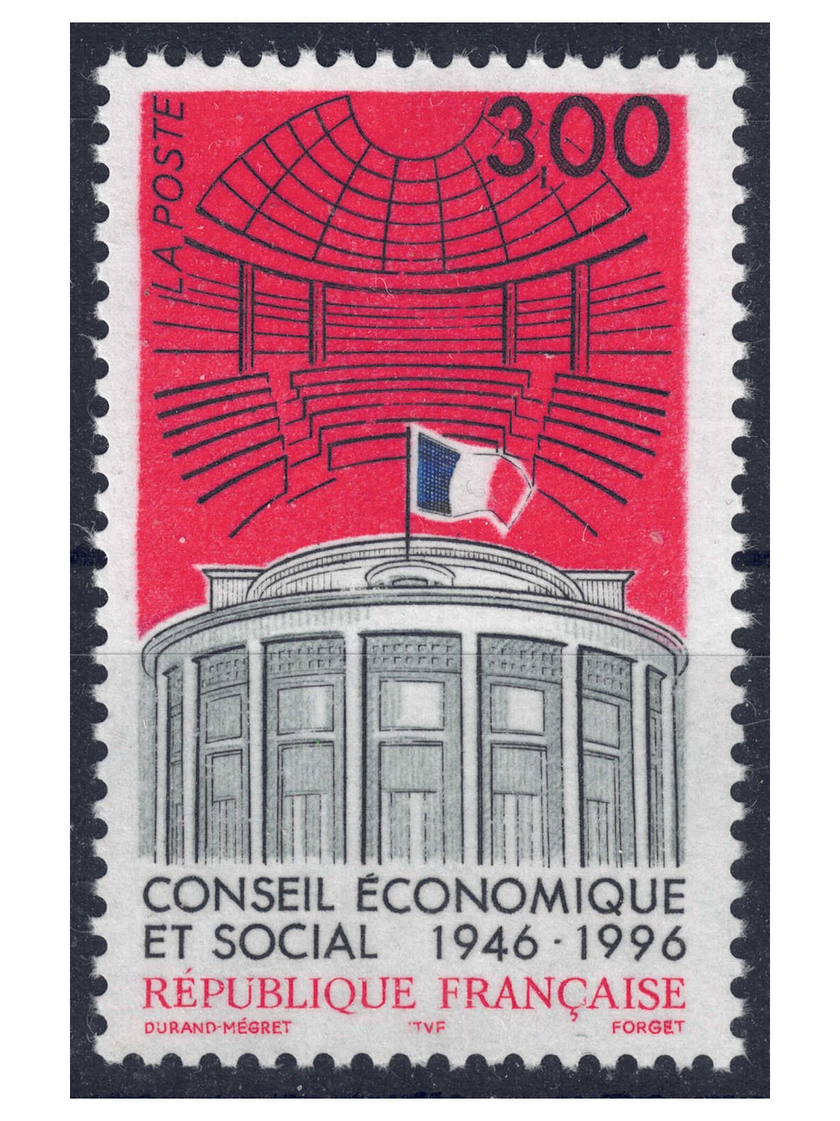 FRANCE 1996 Economic and Social Council MNH**