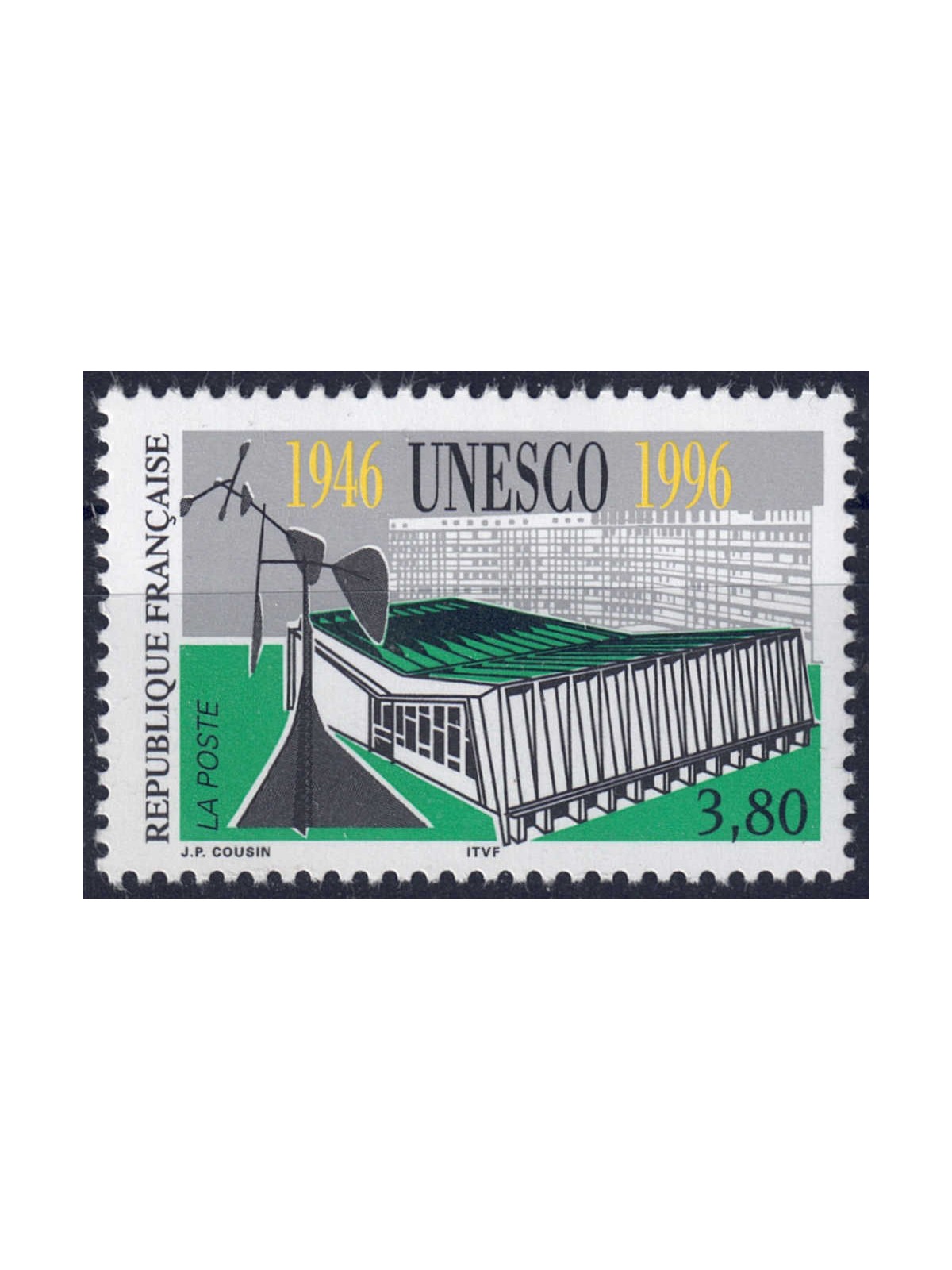 FRANCE 1996 Anniversary of UNESCO MNH**