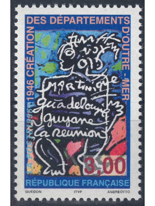 FRANCIA 1996 Dipartimenti d'Oltremare MNH**