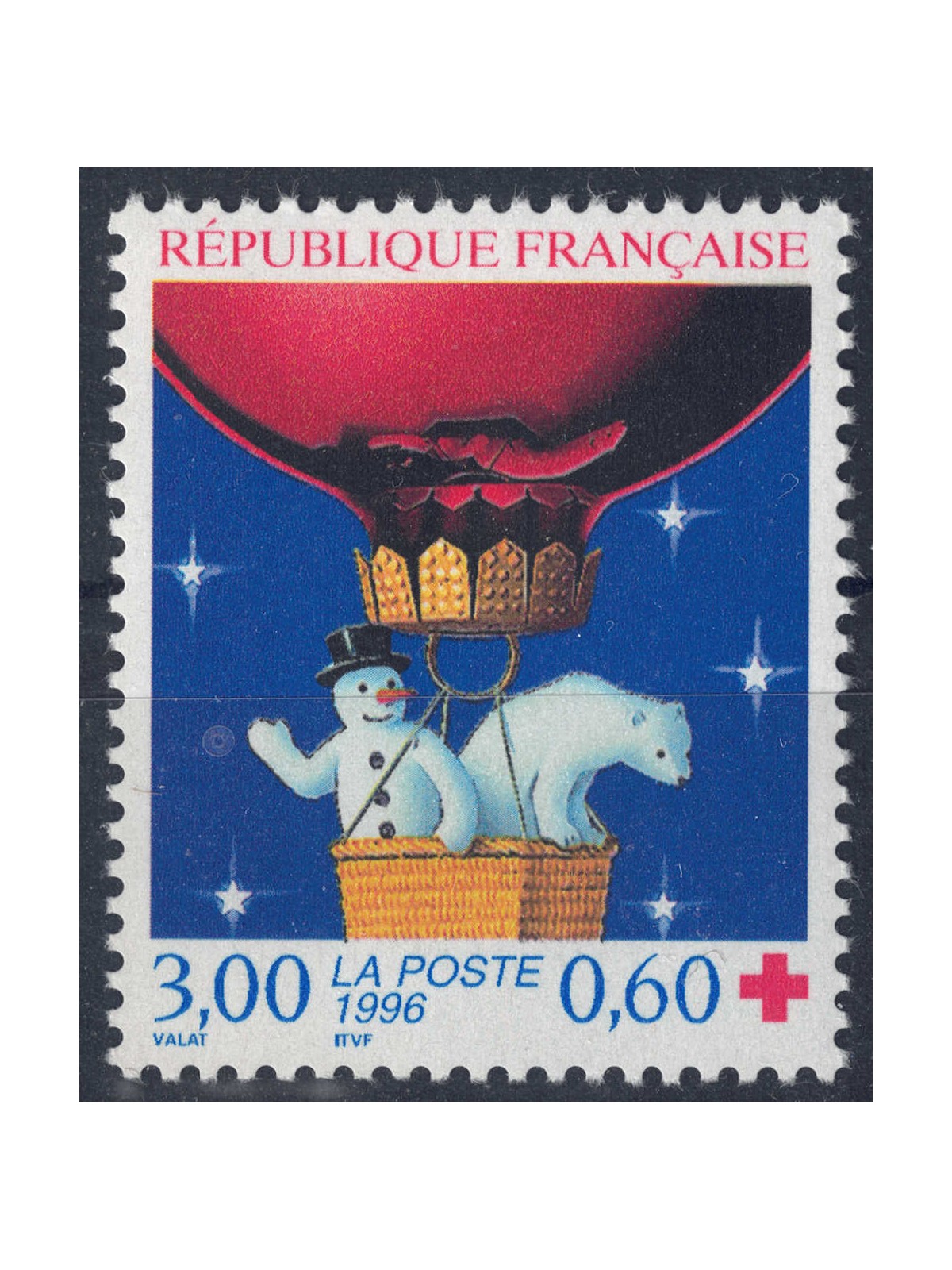 FRANCE 1996 Pro Red Cross MNH**