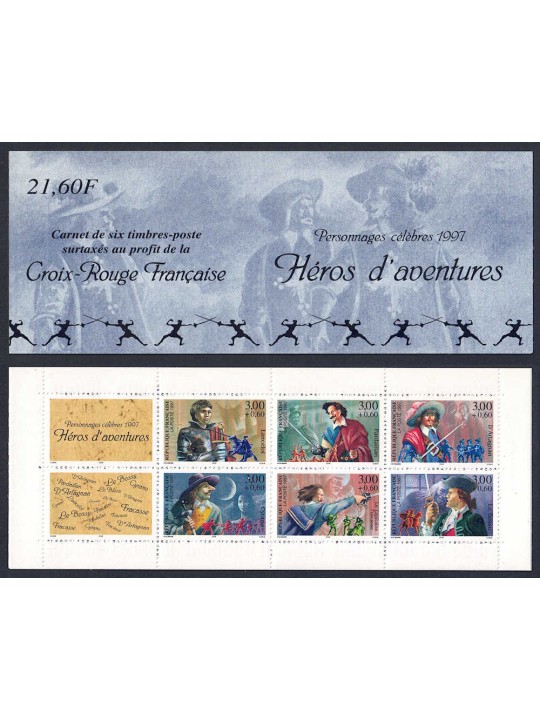 FRANCIA 1997 Eroi d'avventure LB MNH**