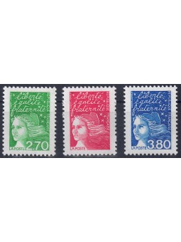 FRANCE 1997 Marianne of 14 July 3v MNH**