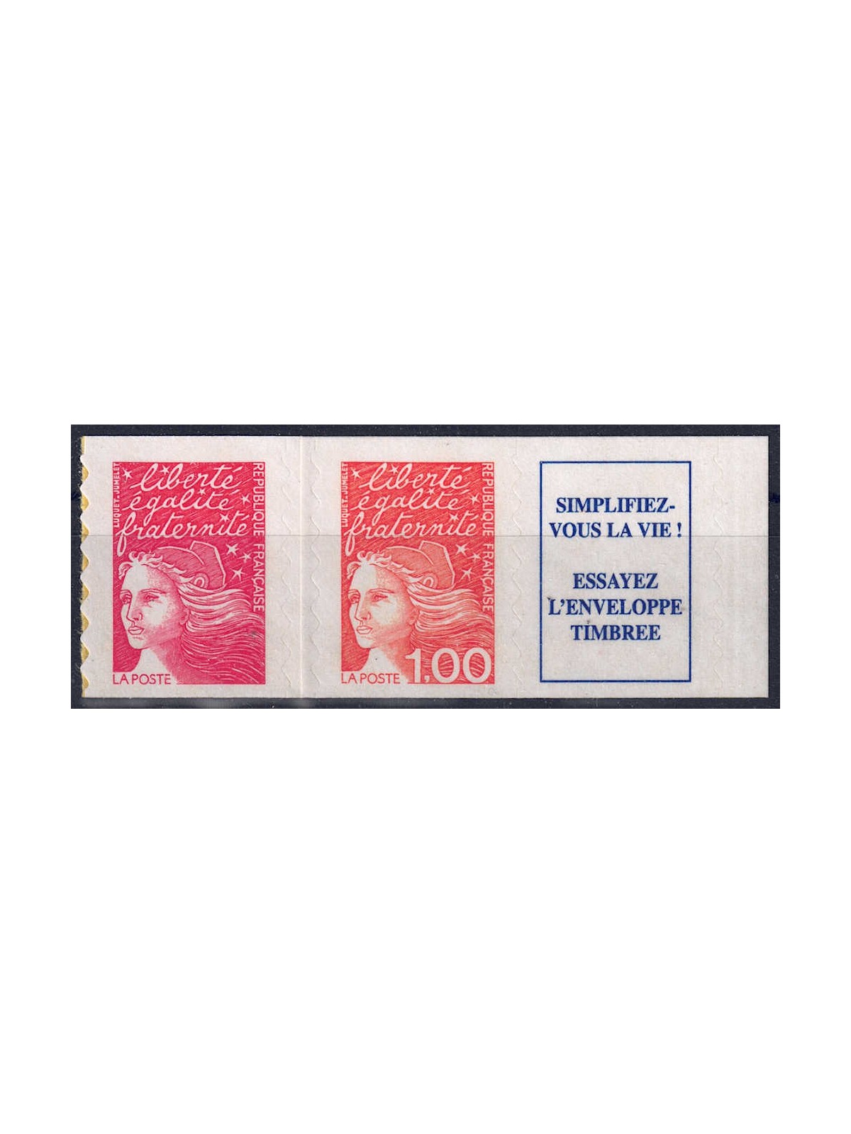 FRANCE 1997 Marianne of 14 July 2v MNH**