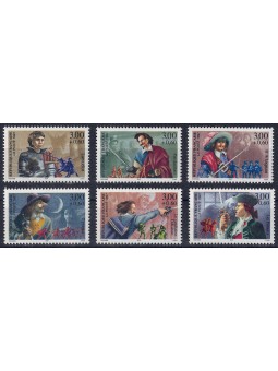 FRANCIA 1997 Eroi d'avventure 6v MNH**