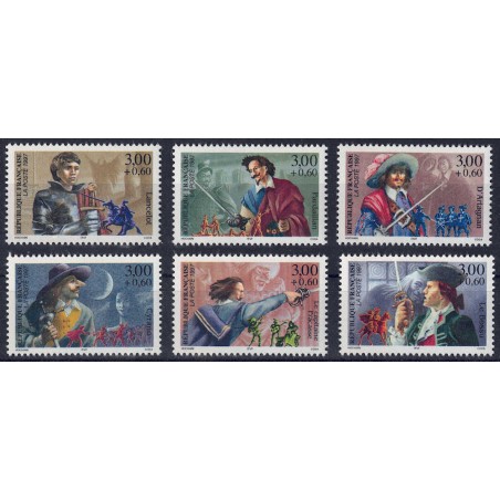 FRANCIA 1997 Eroi d'avventure 6v MNH**