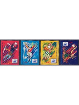 FRANCIA 1997 Mondiali di calcio 4v MNH**