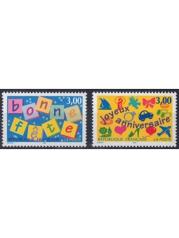 FRANCE 1997 Greeting stamps 2v MNH**