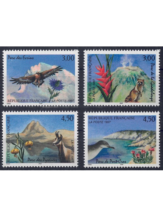 FRANCE 1997 Nature in France (12th series) 4v MNH**