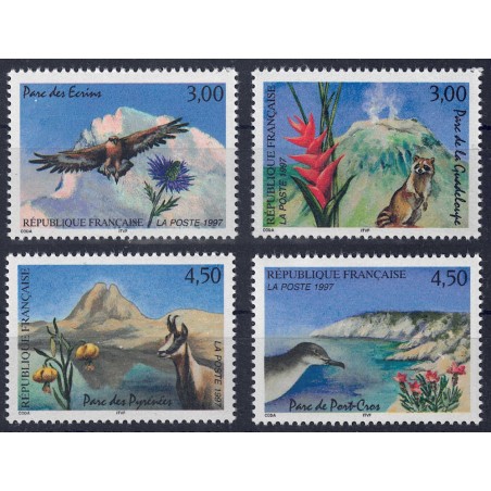 FRANCE 1997 Nature in France (12th series) 4v MNH**