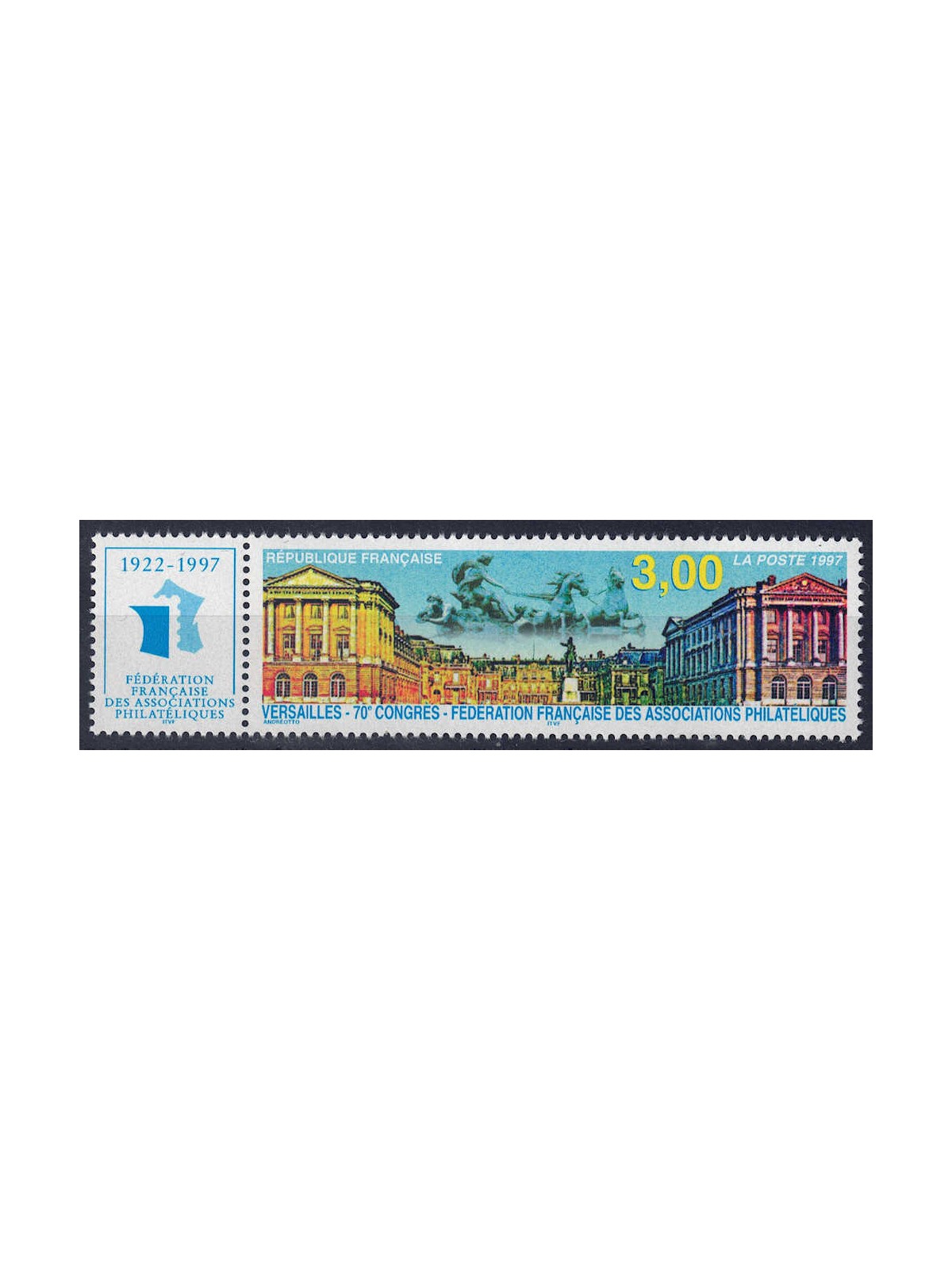 FRANCIA 1997 Società Filateliche Francesi MNH**