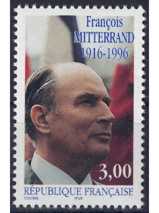 FRANCIA 1997 François Mitterrand MNH**