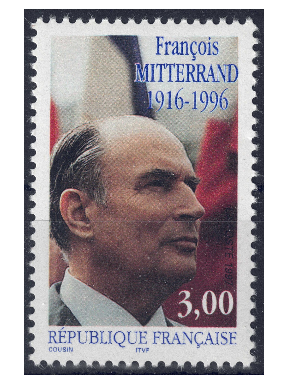 FRANCE 1997 François Mitterrand MNH**