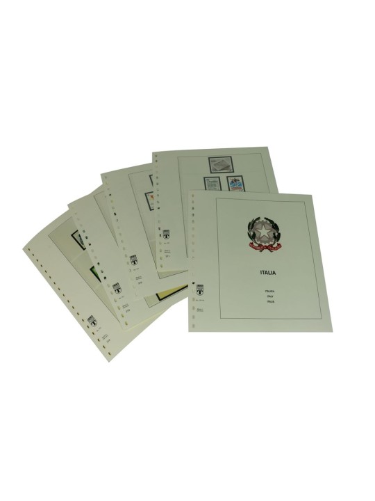 ITALY 1997 Lindner album sheets for single stamps