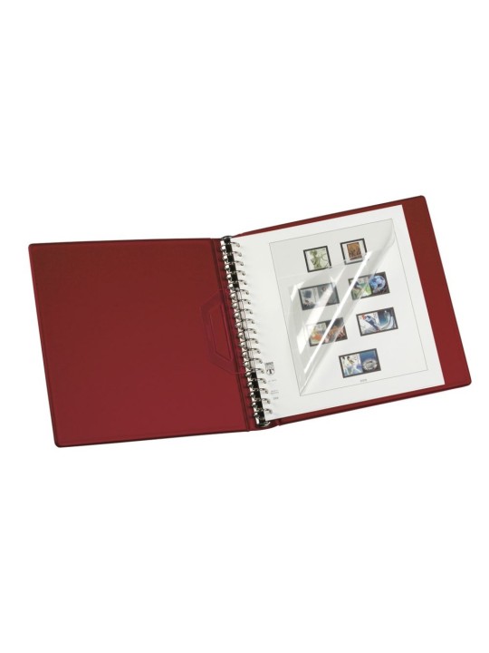LINDNER REGULAR 18-ring binder with case (burgundy) us