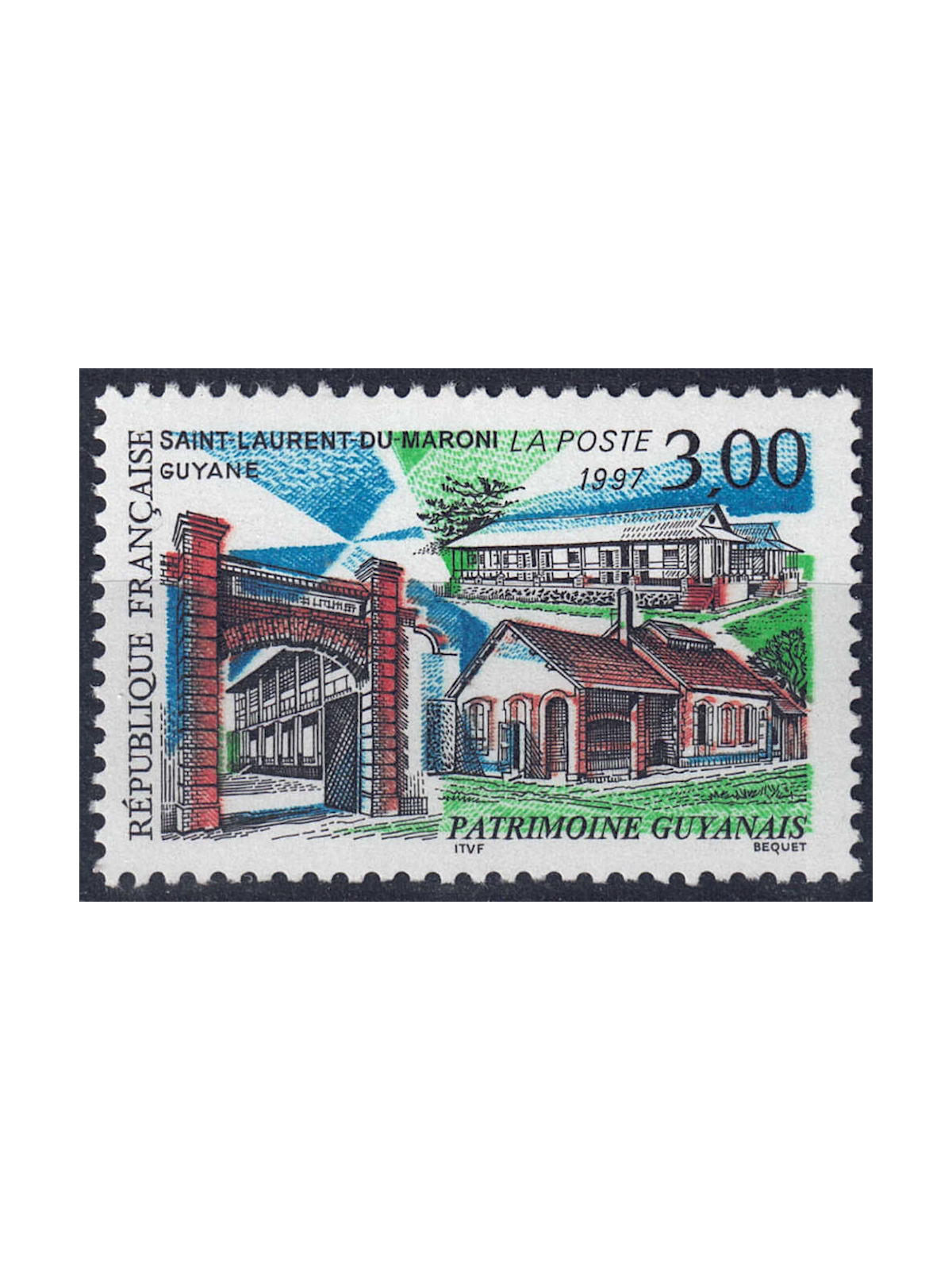 FRANCE 1997 Heritage of Guyana MNH**