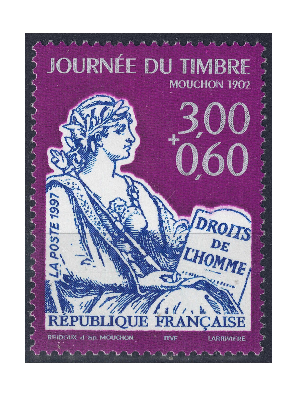 FRANCE 1997 Stamp Day MNH**