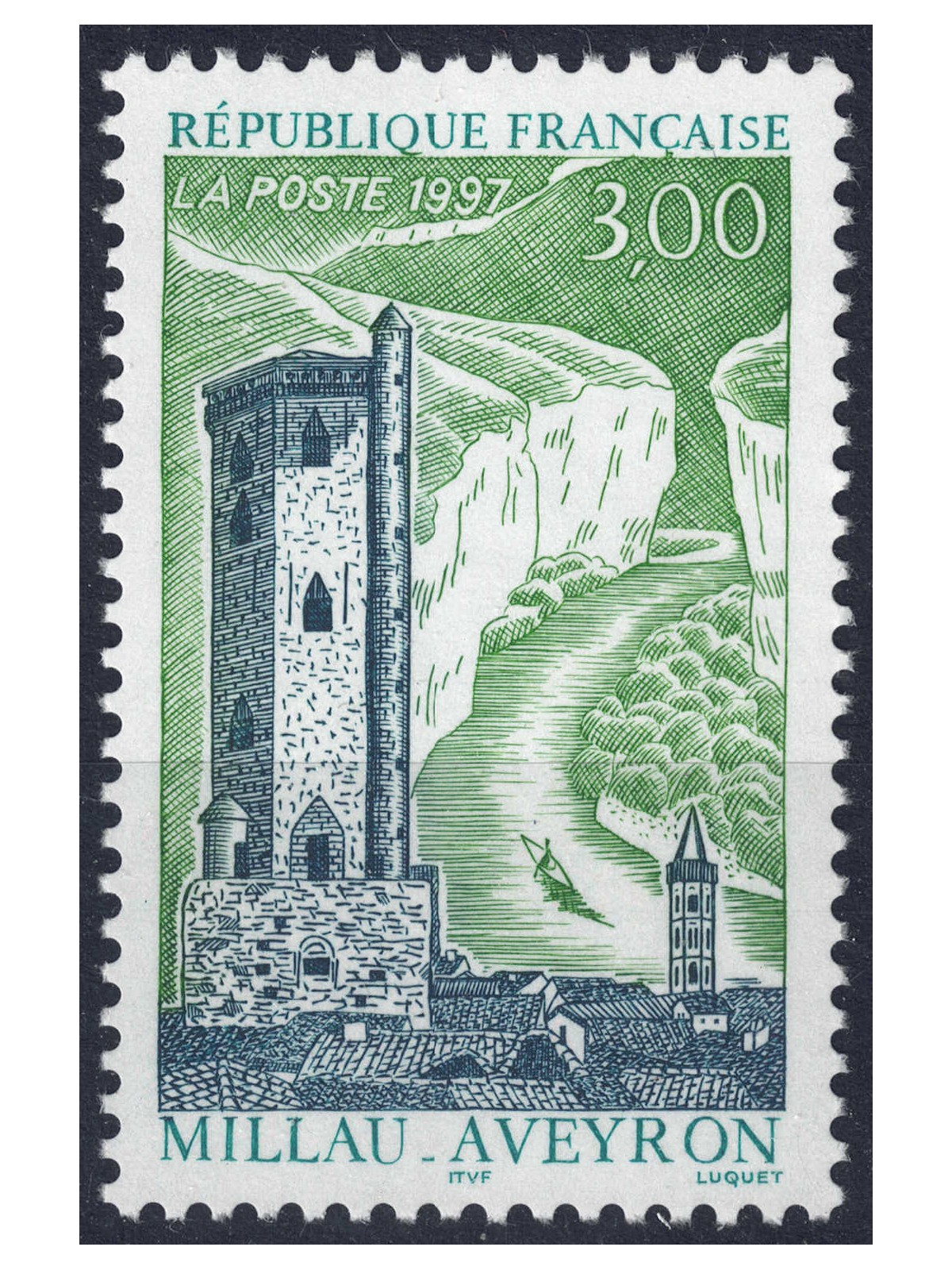 FRANCE 1997 Tourist (Aveyron) MNH**